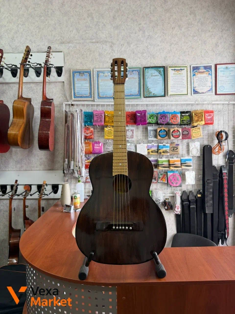 Класична гітара з металевими струнами Ernie Ball