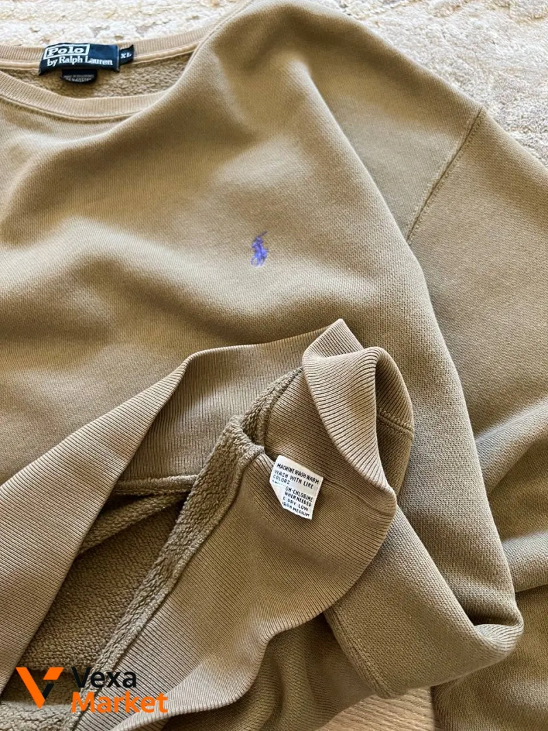 Винтажный свитшот Polo Ralph Lauren XL — фото 4