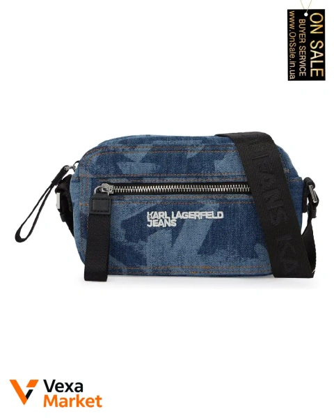 Сумка Karl Lagerfeld Jeans через плече з деніму