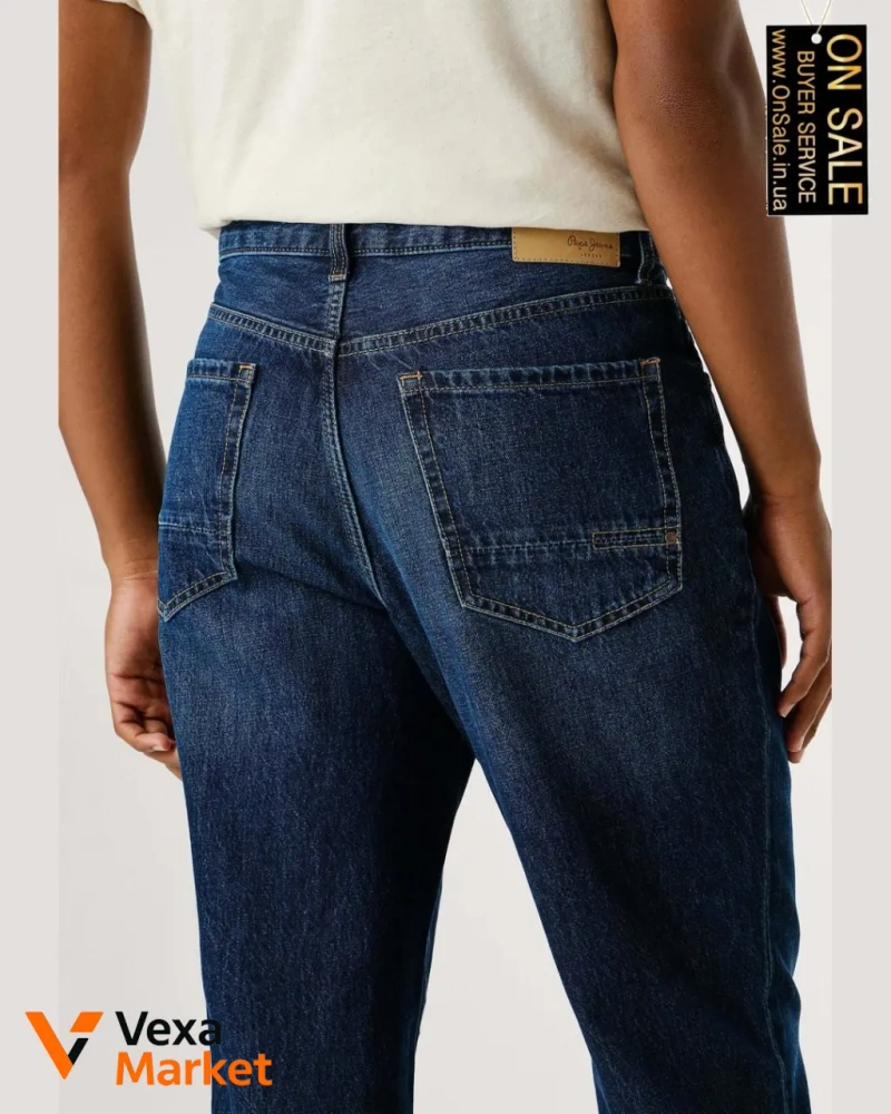 Чоловічі джинси Pepe Jeans TAPERED CAMDEN AUTHENTIC DARK INDIGO — фото 5