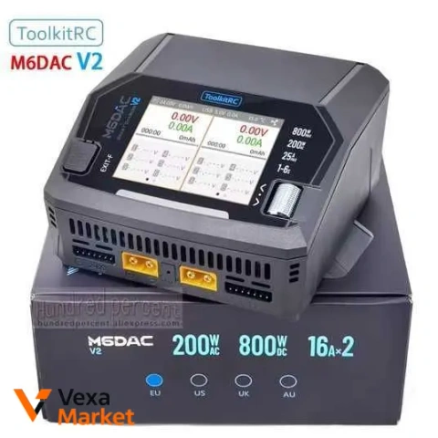 ToolkitRC M6DAC V2 800W зарядний пристрій