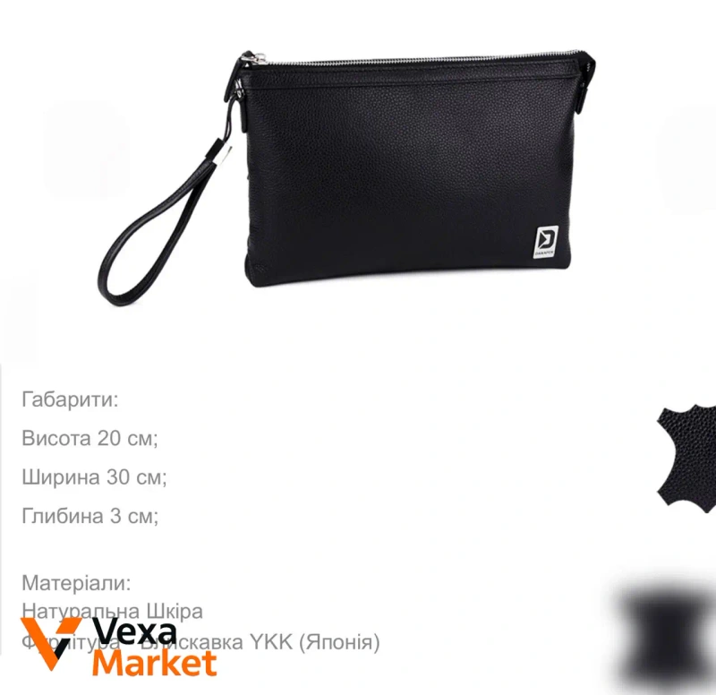 Calvin Klein сумка чорна — фото 4