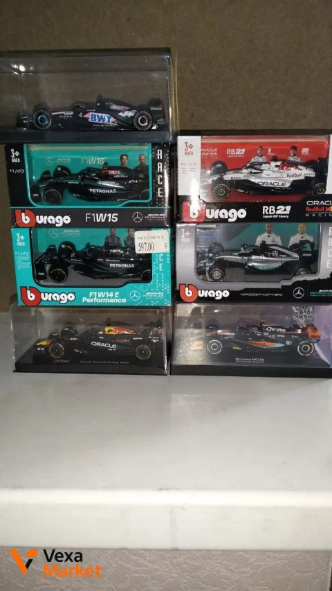 Моделі болідів Формули 1 Bburago
