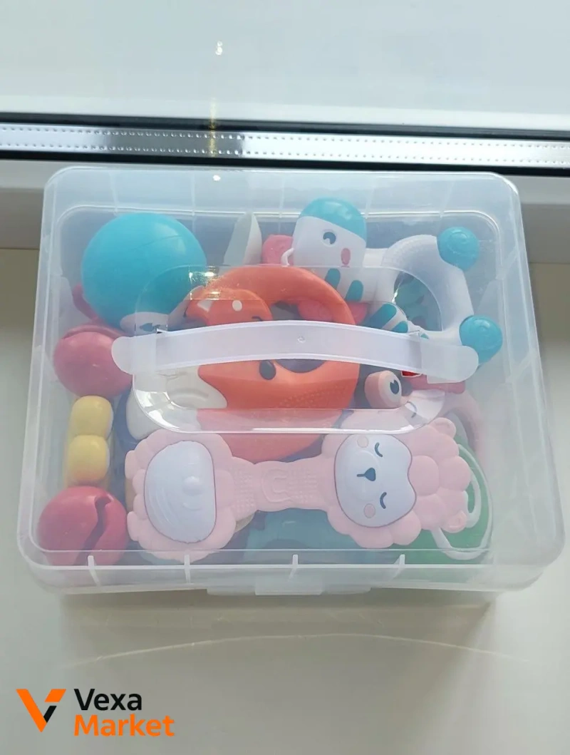 Набір брязкалець та прорізувачів Baby Toys/Bambi, 10 шт — фото 2