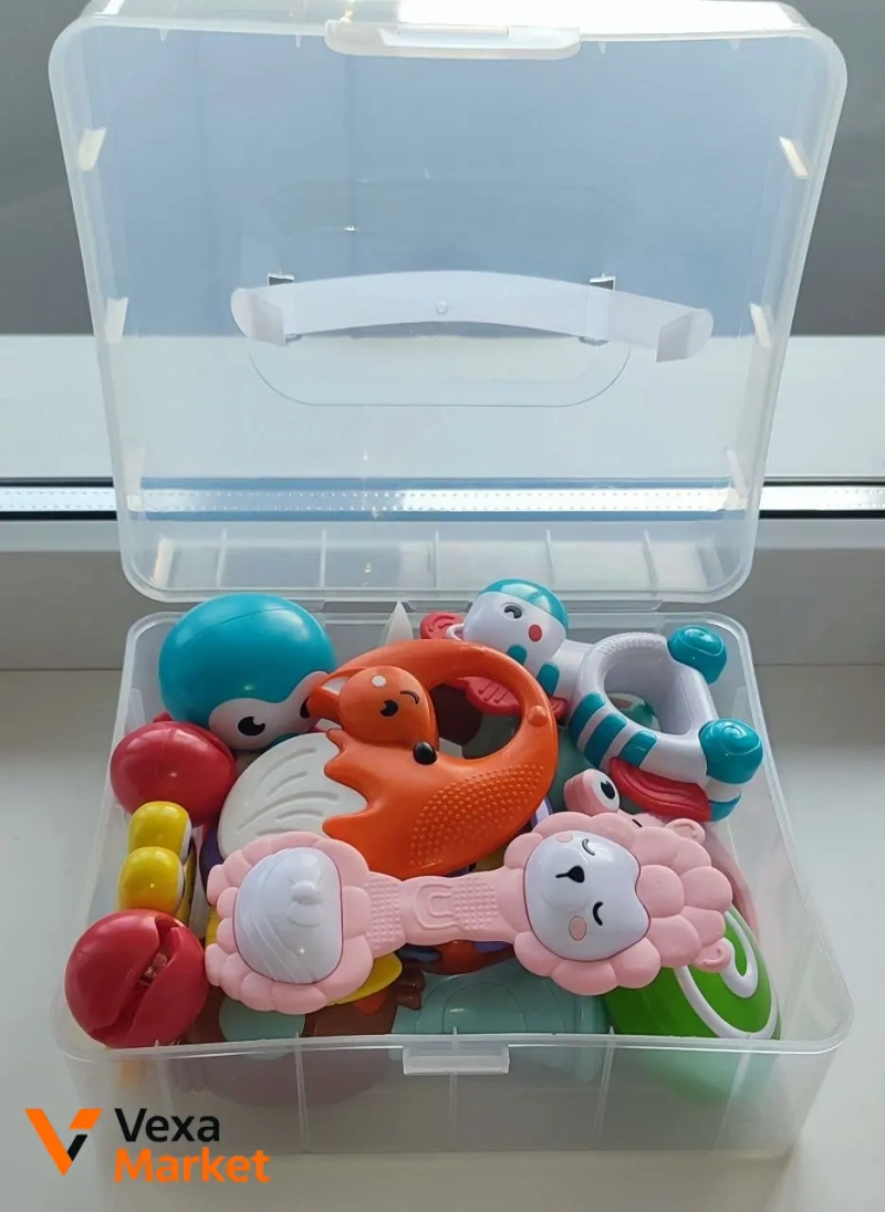 Набір брязкалець та прорізувачів Baby Toys/Bambi, 10 шт — фото 4