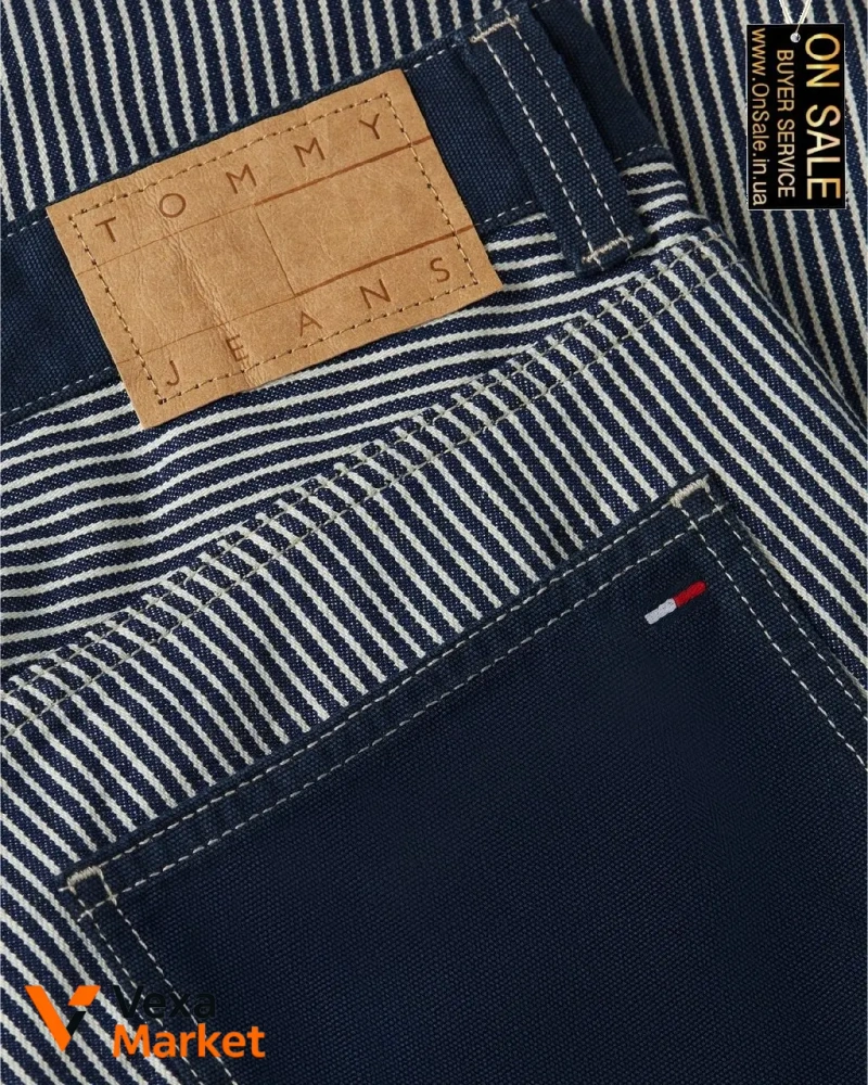 Чоловічі джинси Tommy Hilfiger карпентер в смужку — фото 7