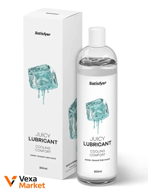 Універсальний лубрикант Satisfyer Juicy Lubricant Cooling Comfort на водній основі з охолоджуючим ефектом 300мл