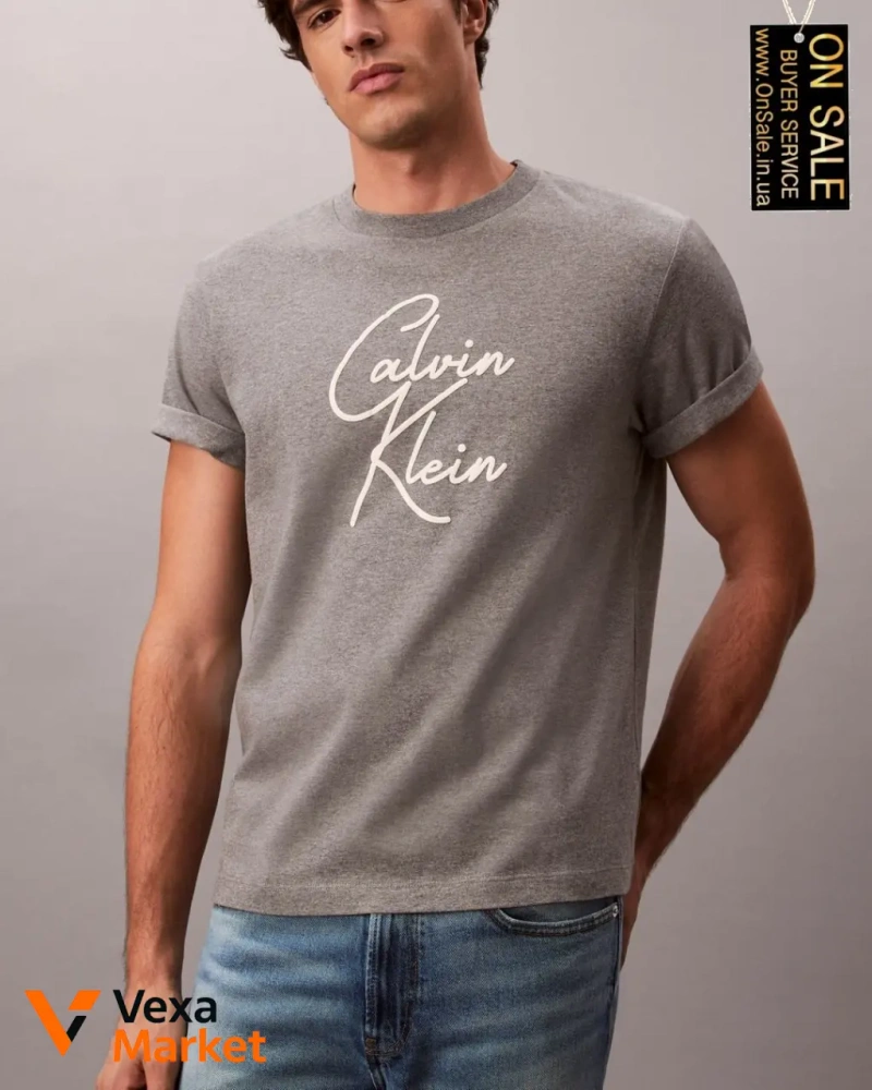 Чоловіча футболка Calvin Klein з графічним логотипом — фото 4