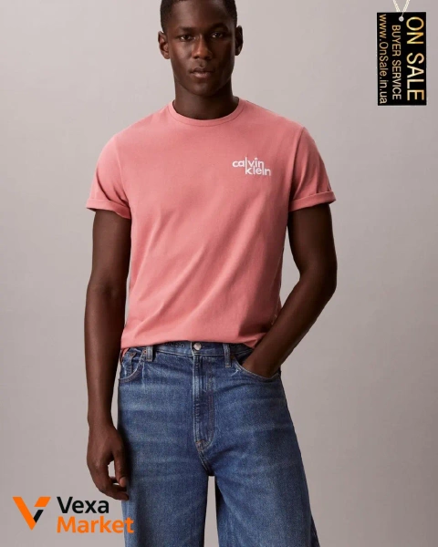 Чоловіча футболка Calvin Klein з вишитим логотипом