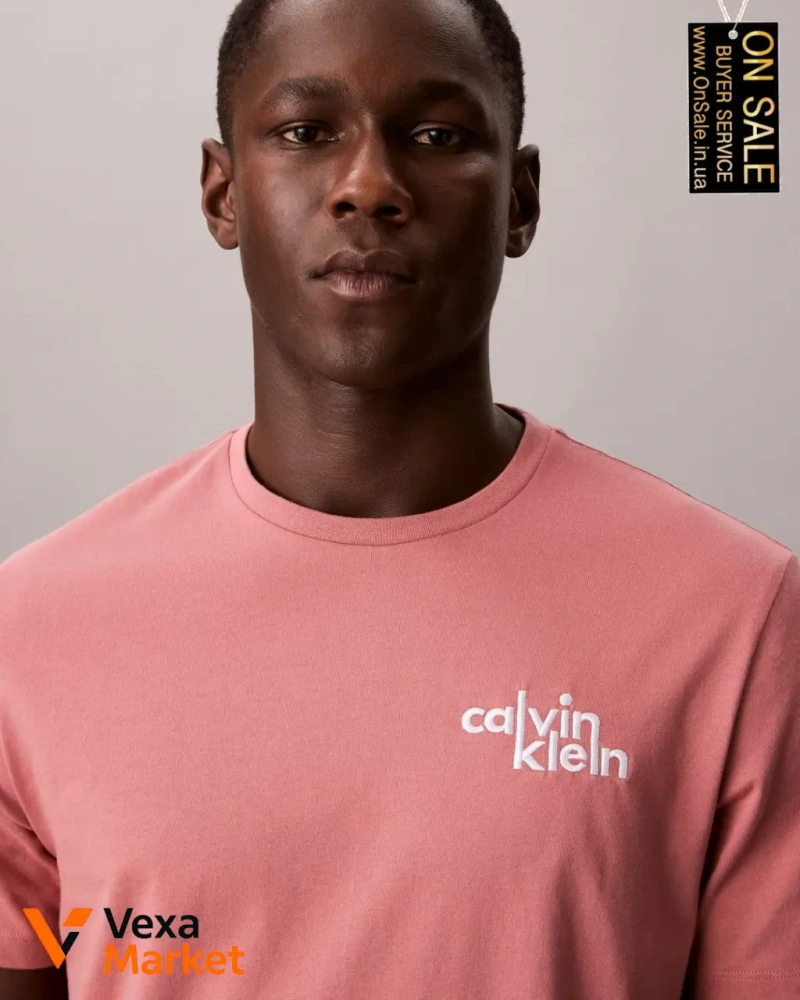 Чоловіча футболка Calvin Klein з вишитим логотипом — фото 2