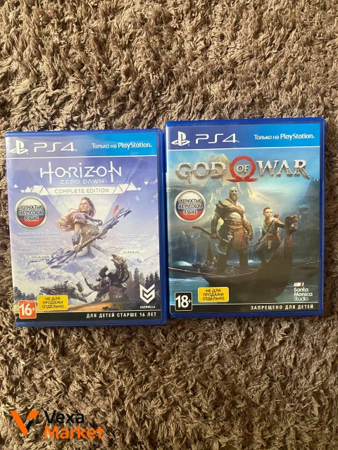 Игры для PlayStation 4: Horizon Zero Dawn Complete Edition и God of War