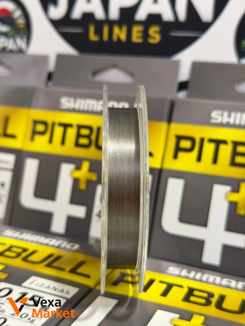 Shimano Pitbull x4 #0.15 100m (steel gray)