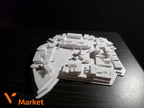 3D-карты на заказ, архитектурные макеты, места встреч