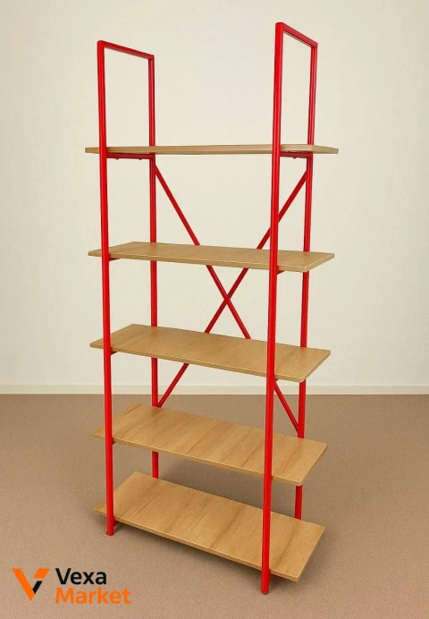 Стелаж у стилі LOFT 80х35х187см