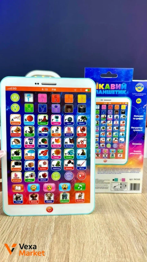 Навчальний планшет WToys 94568 українською мовою