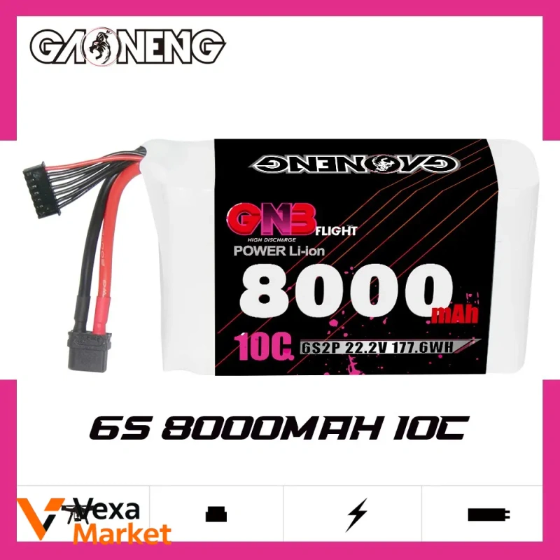 Акумулятори GNB Li-ion 4S 4000mAh та 6S 3000mAh/8000mAh для FPV — фото 3