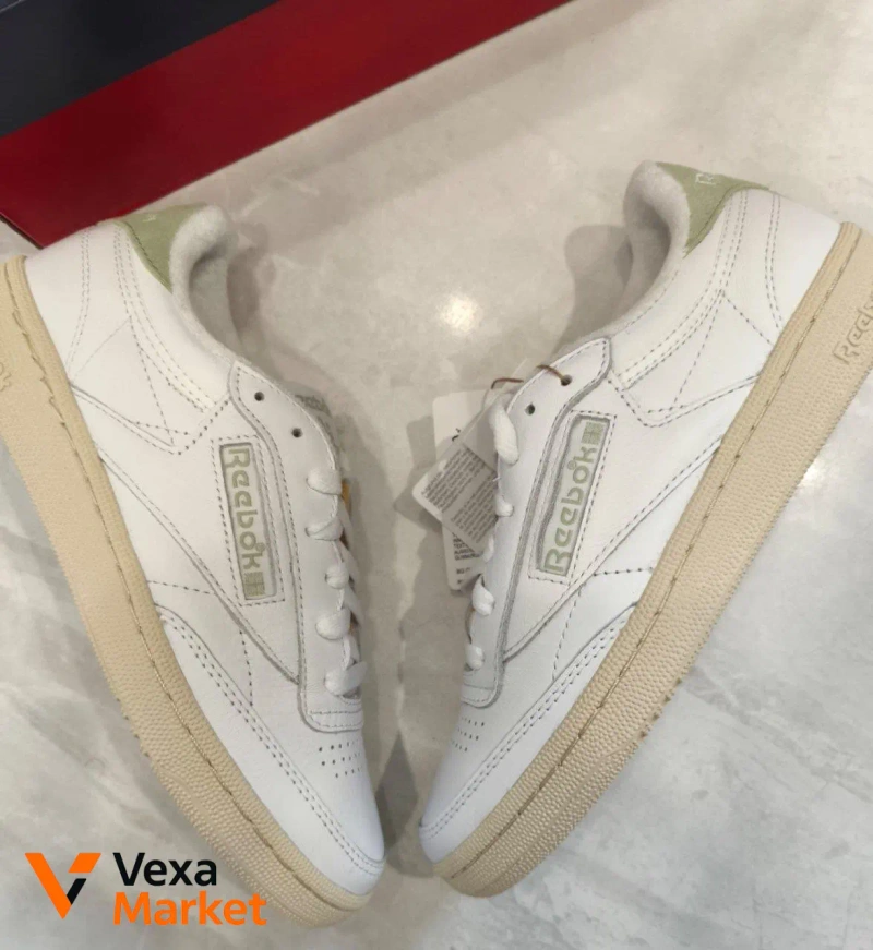 Reebok Club C 85 White/Light Green — фото 2