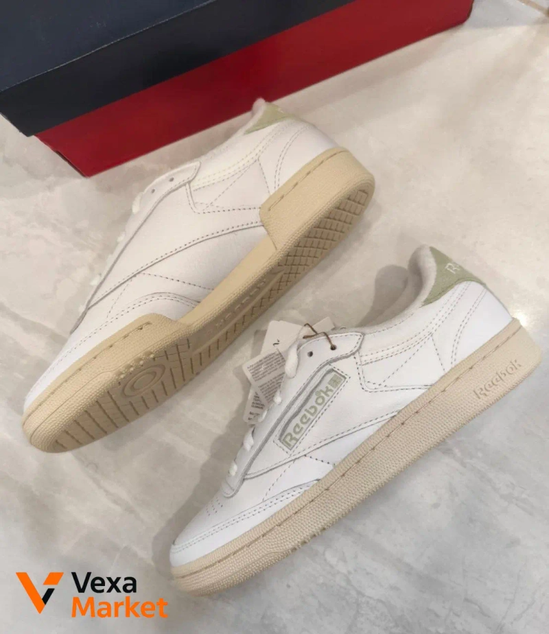 Reebok Club C 85 White/Light Green — фото 3