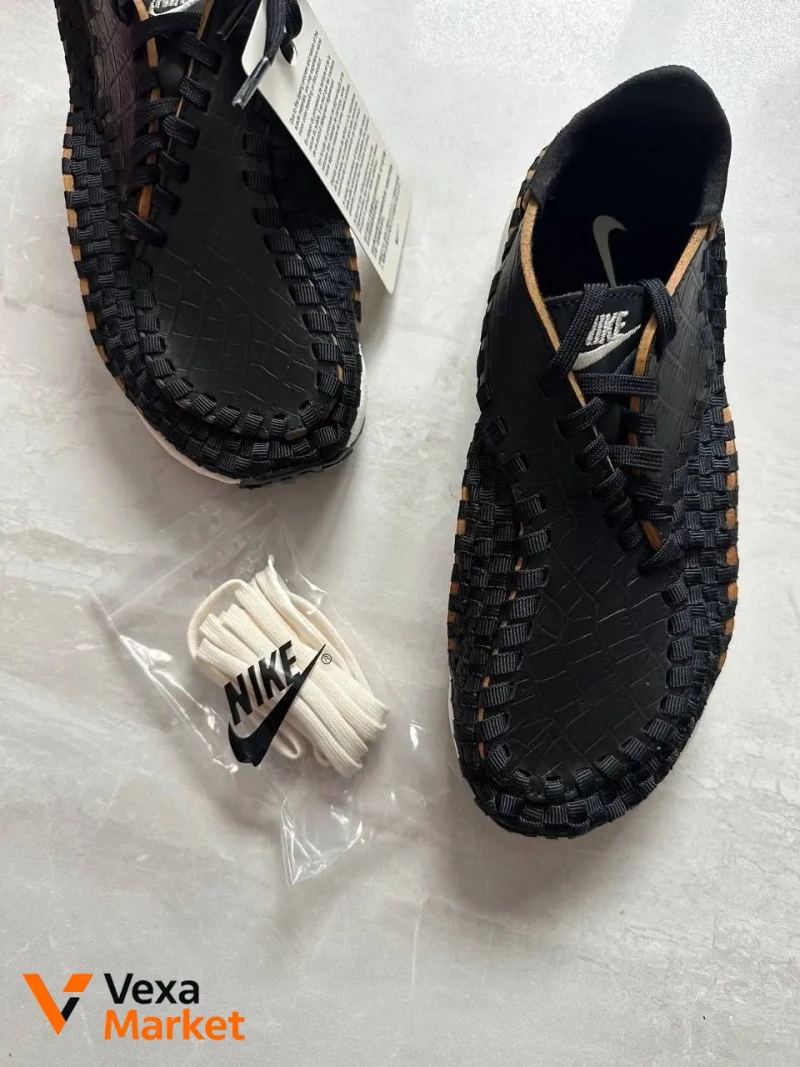 Nike Air Footscape Woven Black Женские — фото 3