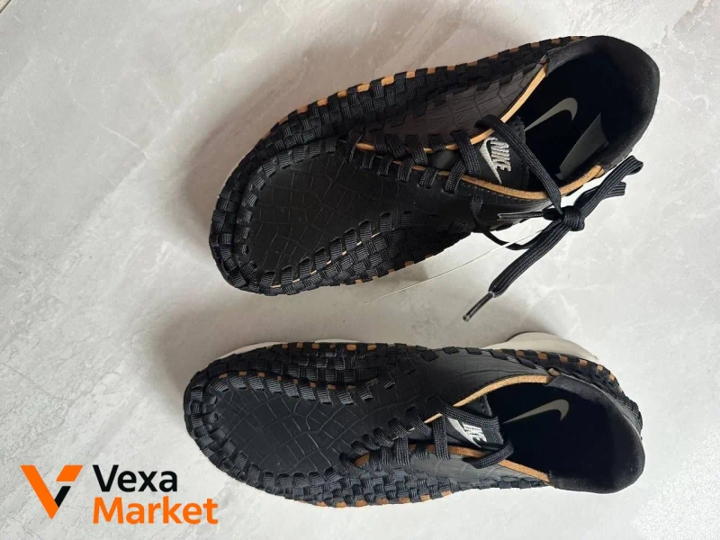 Nike Air Footscape Woven Black Женские — фото 6