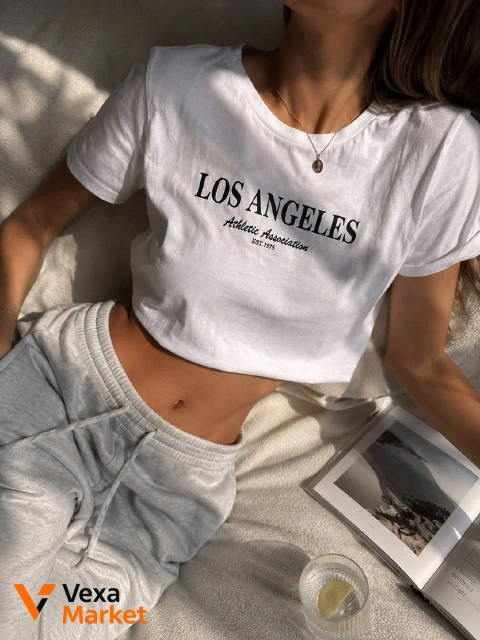 Укорочений топ "LOS ANGELES Athletic Association" універсальний S/M