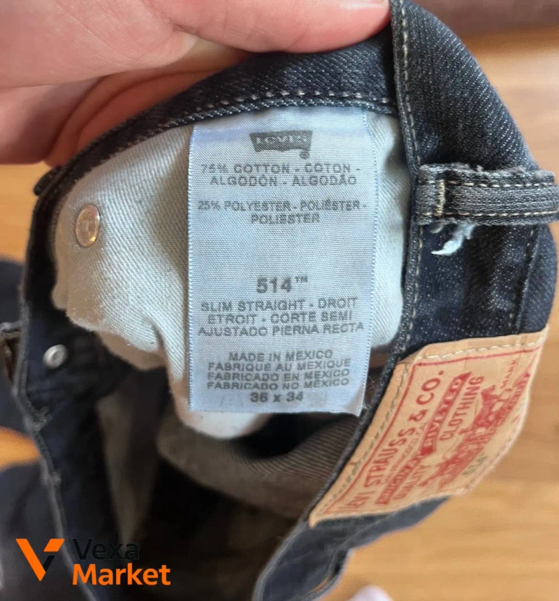 Levis 514 bootcut штани розмір 36:34 — фото 4