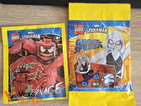 LEGO Marvel Carnage 242216 и Ghost-Spider 682506