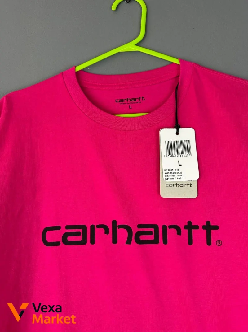 Чоловіча футболка Carhartt L рожева нова з бірками — фото 2