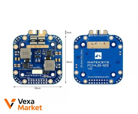 Плата розподілу живлення Matek PDB FCHUB-12S V2 та MINI POWER HUB V3.1