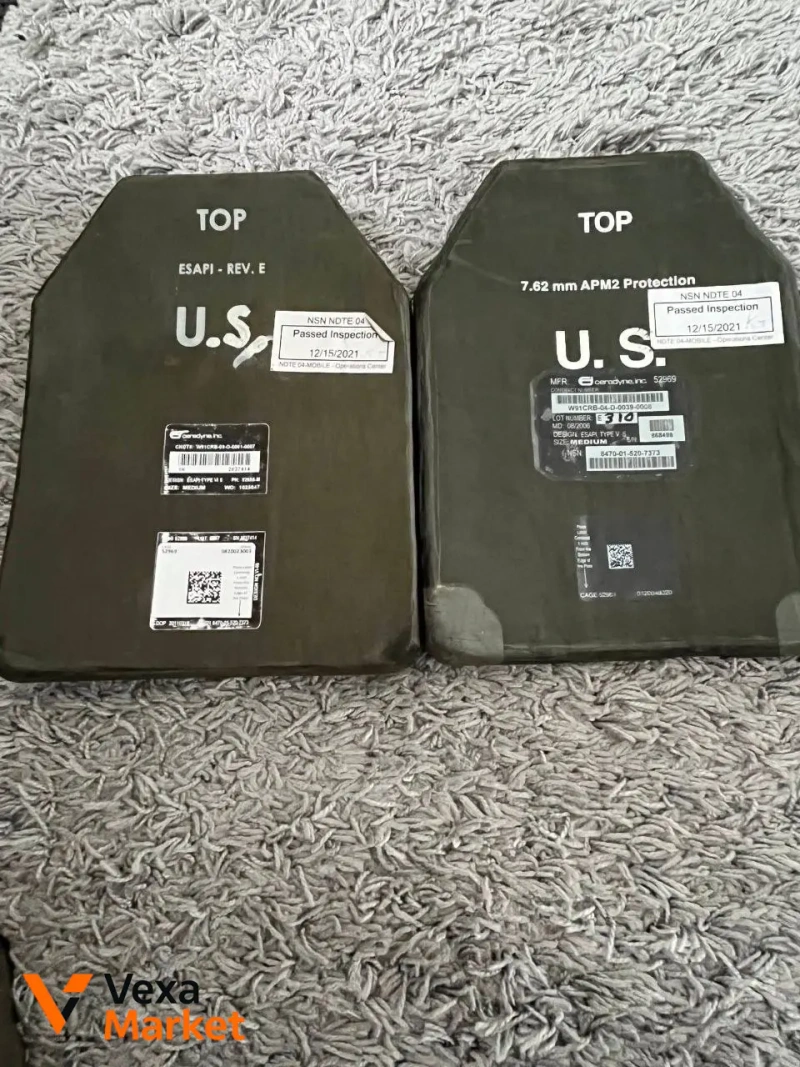 Пластини бронежилета ESAPI APM2 Protection, розмір Medium — фото 2