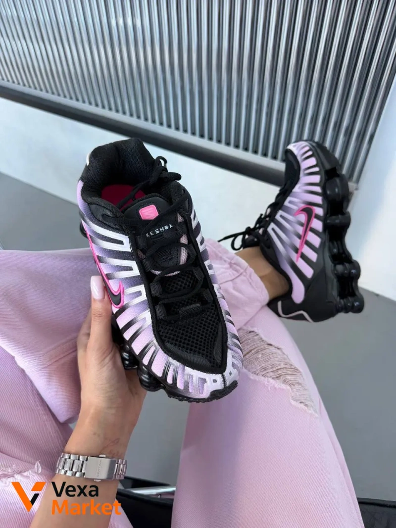 Nike Shox TL Black / Pink — фото 4