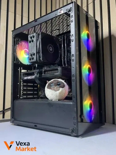 Игровой ПК Ryzen 5 5600x / RTX 3060 / 16GB DDR4 / SSD 128GB + HDD 1TB