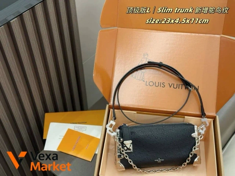 Louis Vuitton Slim Trunk сумка натуральна шкіра