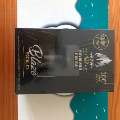 ThunderHead Creations Blaze Solo RTA Silver Black