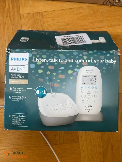 Цифровая радионяня Philips Avent DECT с проекцией звезд и ночником