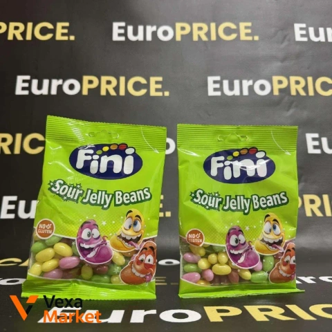Цукерки Fini Sour Jelly Beans 85г