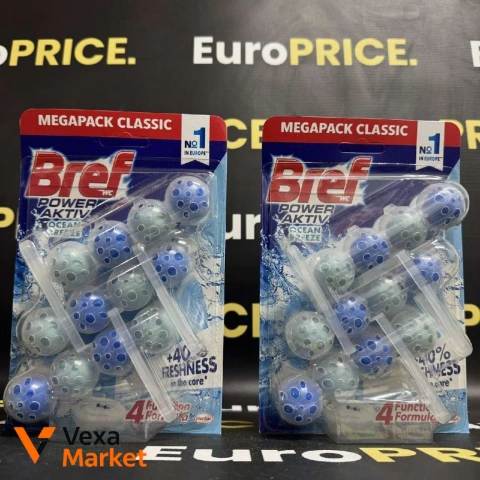 Туалетна підвіска Bref Power Aktiv Ocean Breeze (3 шт.)