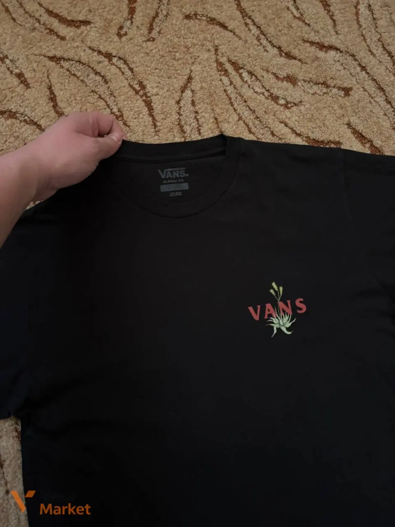 Vans t-shirt, Black, Size M — фото 3