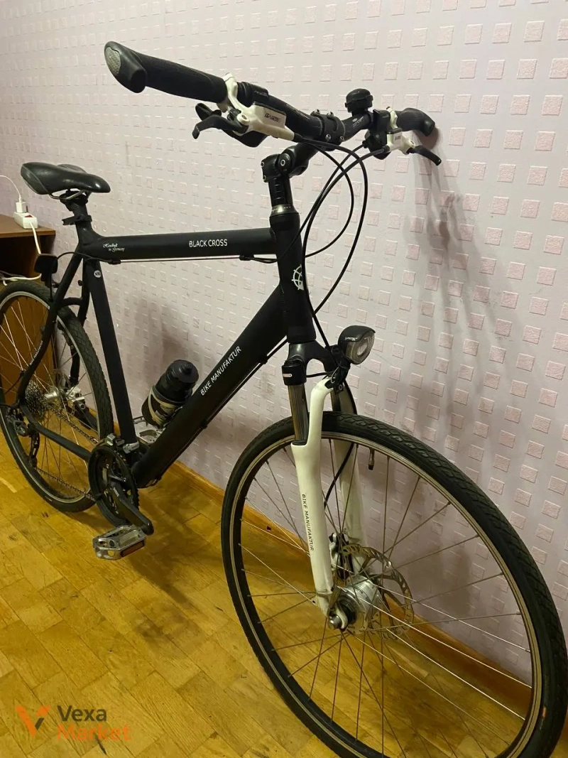 Велосипед Black Cross Bike Manufactur ручна збірка алюмінієва рама L-XL — фото 7