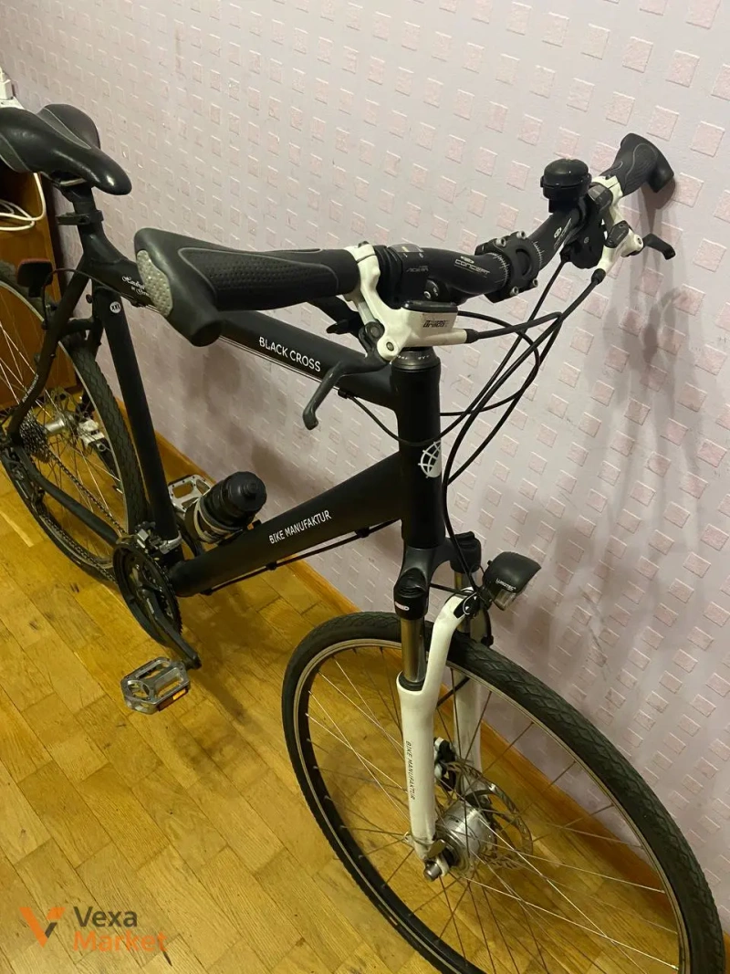 Велосипед Black Cross Bike Manufactur ручна збірка алюмінієва рама L-XL — фото 8