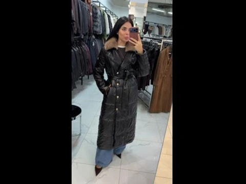 Зимовий преміальний пуховик з італійської тканини vogue