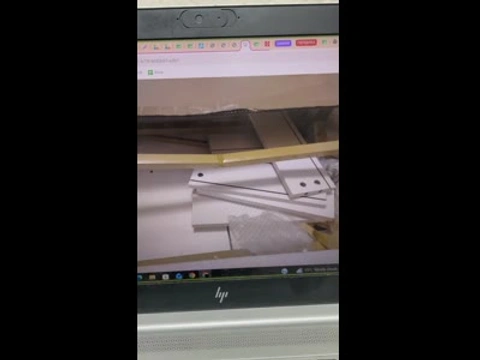 Туалетний столик із тумбочкою та LED дзеркалом STL-MD 106l, 120х80х40 см