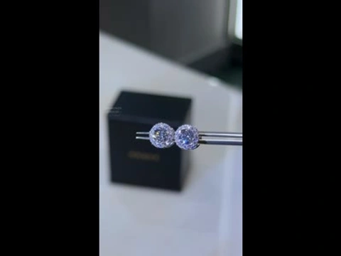GRAFF ICON DIAMOND EARRINGS 1.74ct 18K Gold