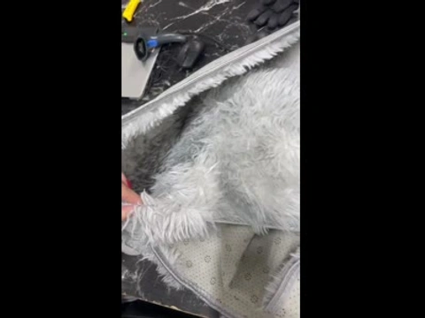 Килим з довгим ворсом 200х150см з дефектом