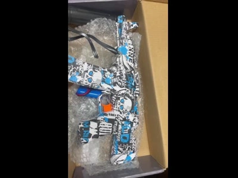Іграшковий автомат на орбізах AK-47 mini з акумулятором та USB