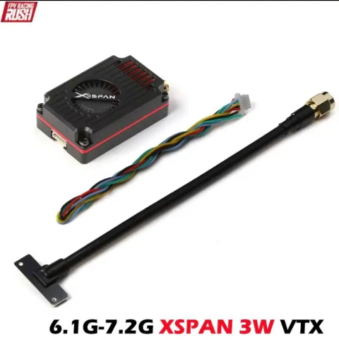 Відеопередавач RushFPV XSPAN 6.1G-7.2G 64CH 3W RushFPV