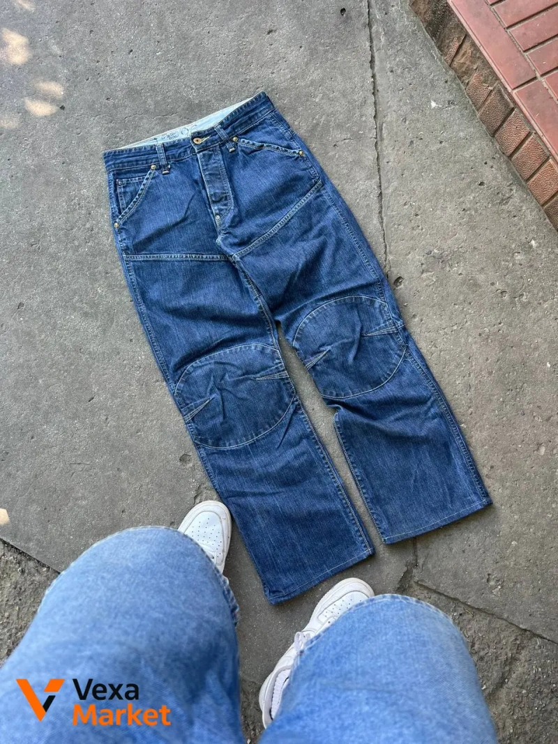 VINTAGE G-STAR RAW DENIM JAPAN STYLE JEANS SIZE 31/34 STRAIGHT STREETWEAR Y2K — фото 2