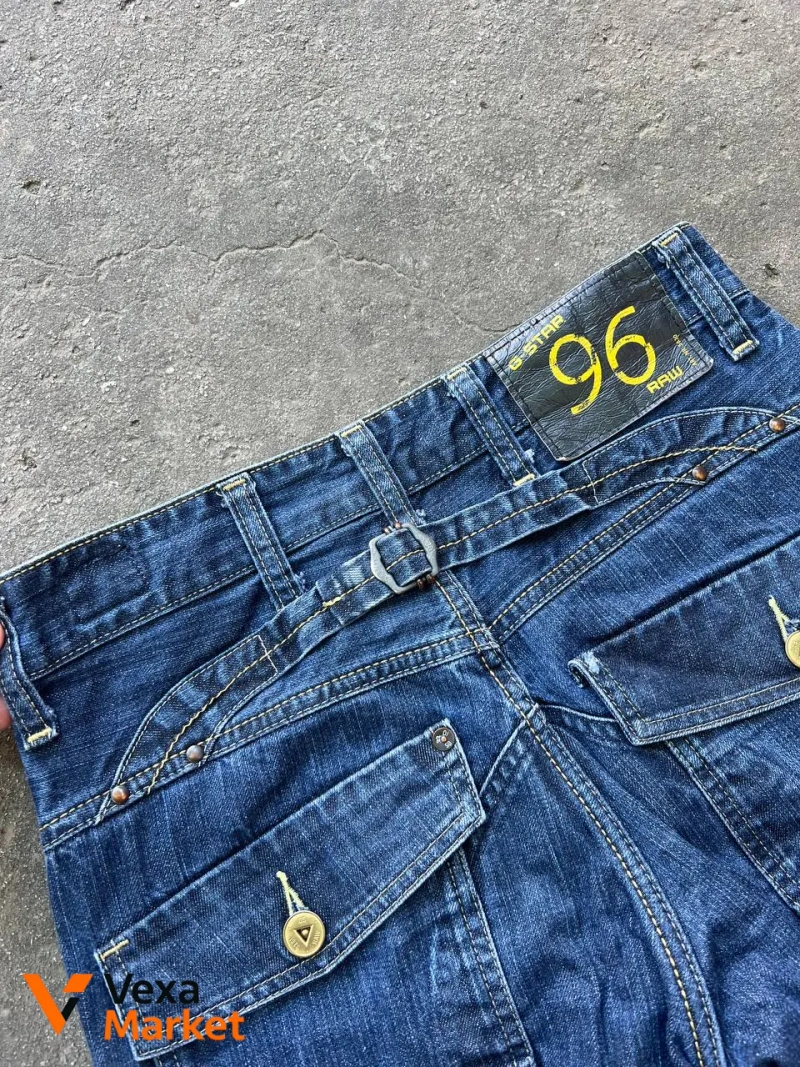 VINTAGE G-STAR RAW DENIM JAPAN STYLE JEANS SIZE 31/34 STRAIGHT STREETWEAR Y2K — фото 5