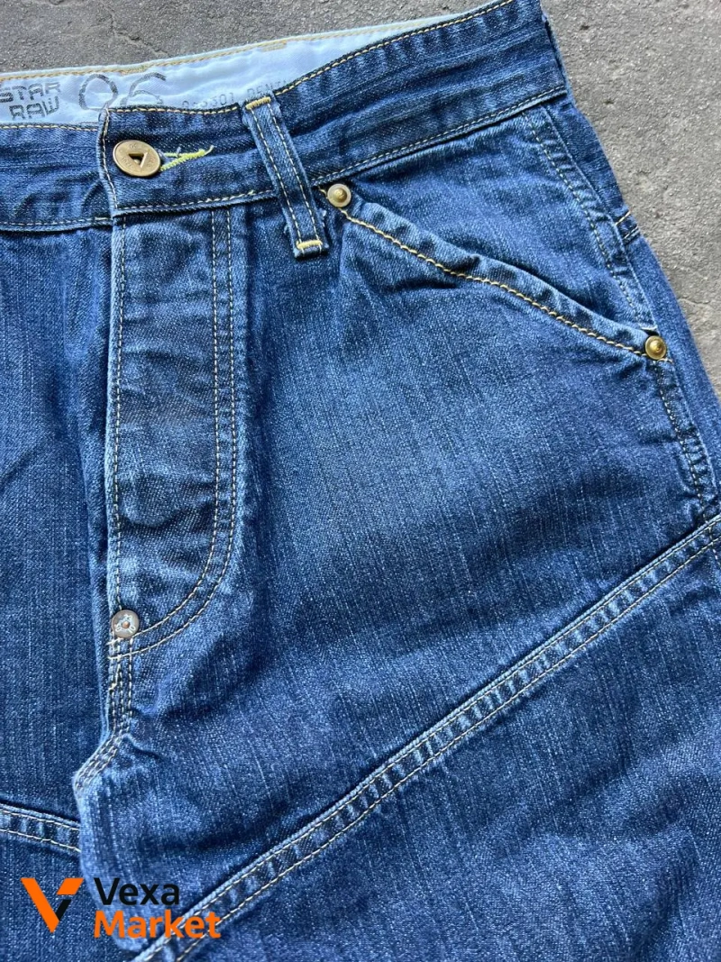 VINTAGE G-STAR RAW DENIM JAPAN STYLE JEANS SIZE 31/34 STRAIGHT STREETWEAR Y2K — фото 6