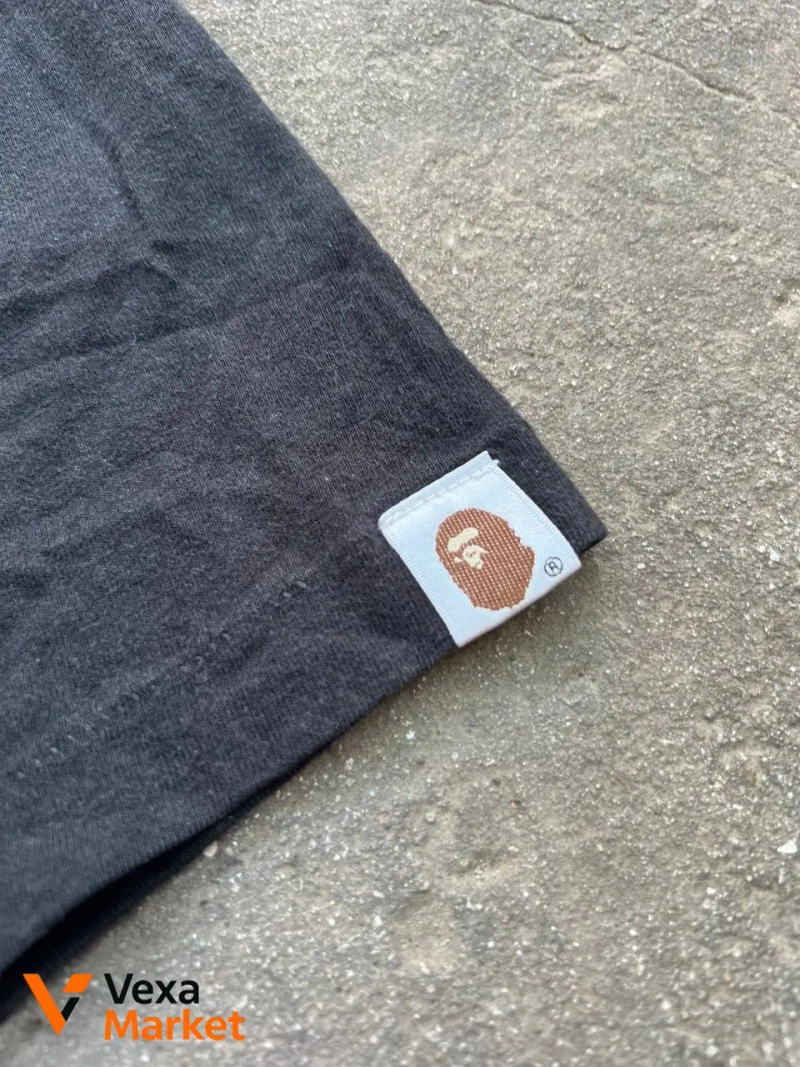 VINTAGE SINGLE STITCH BAPE A BATHING APE MULTI COLOUR BIG LOGO T-SHIRT M — фото 6